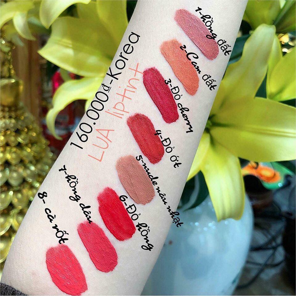 [HCM]Son lua màu đỏ cherry 03 + GEL RỬA TAY DIỆT KHUẨN