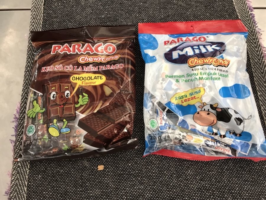 Kẹo mềm Thái Lan Parago vị sữa và socola