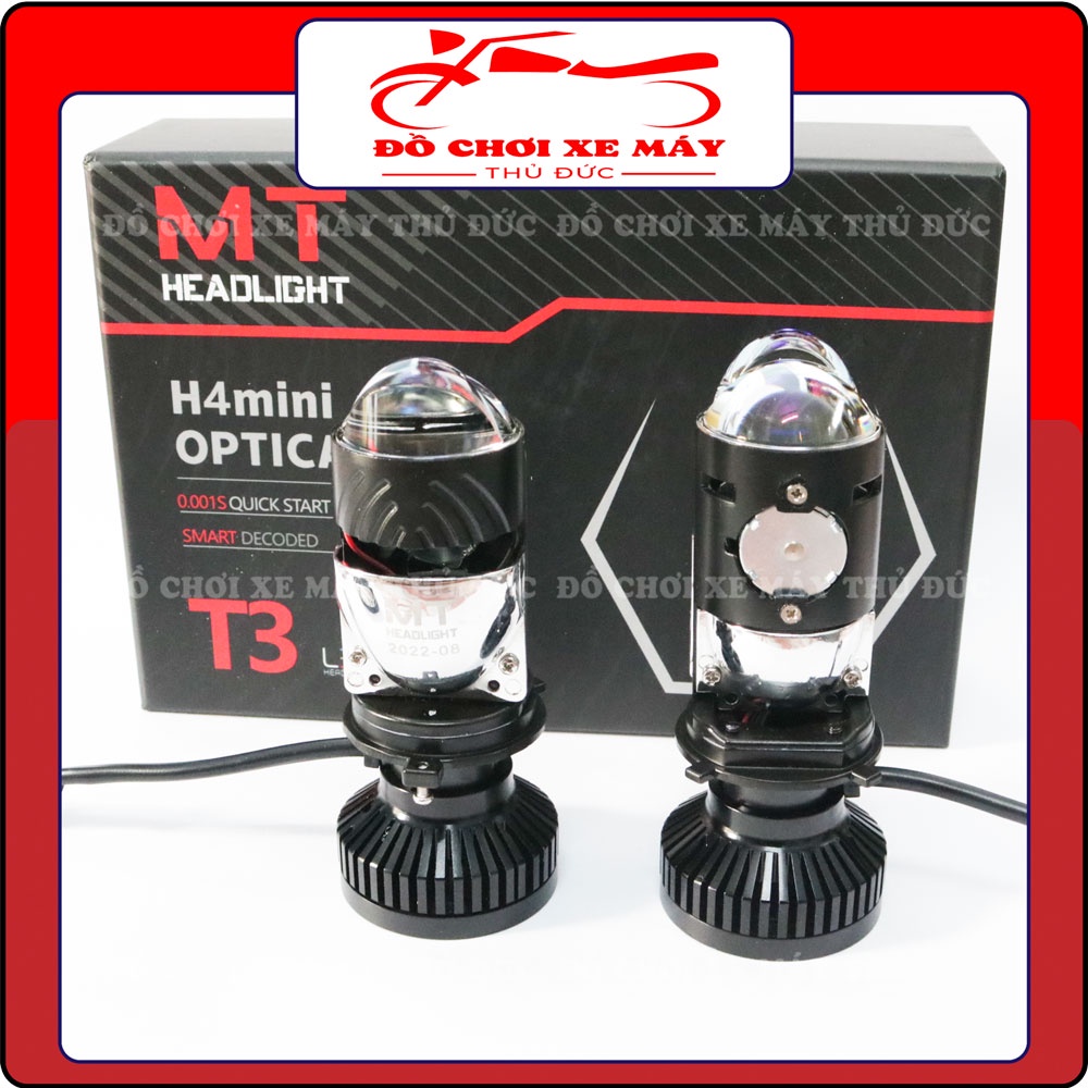 Bi cầu led mini t3 - led bi cầu, kính tím