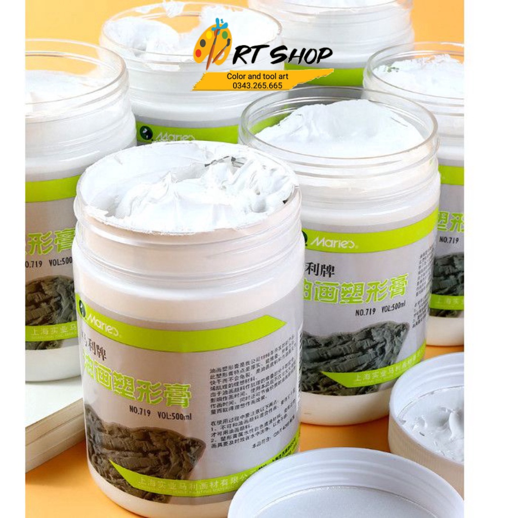 Bột đắp nổi tranh, Đắp dày tranh Marie's Bột đắp nổi làm phù điêu , tranh 3D