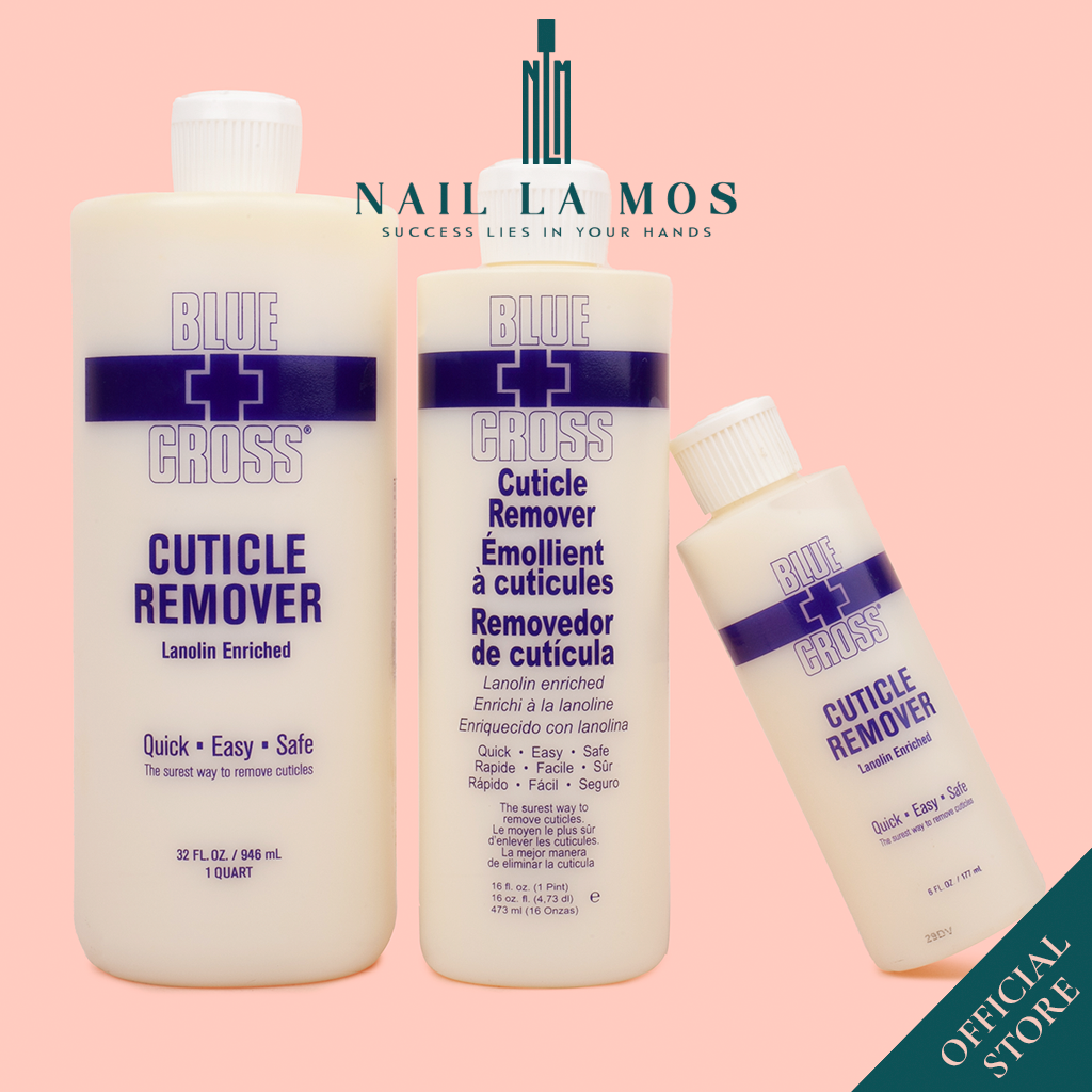 Nước làm mềm da nail Blue Cross chính hãng nhập khẩu Mỹ không cần ngâm nước tiết kiệm thời gian