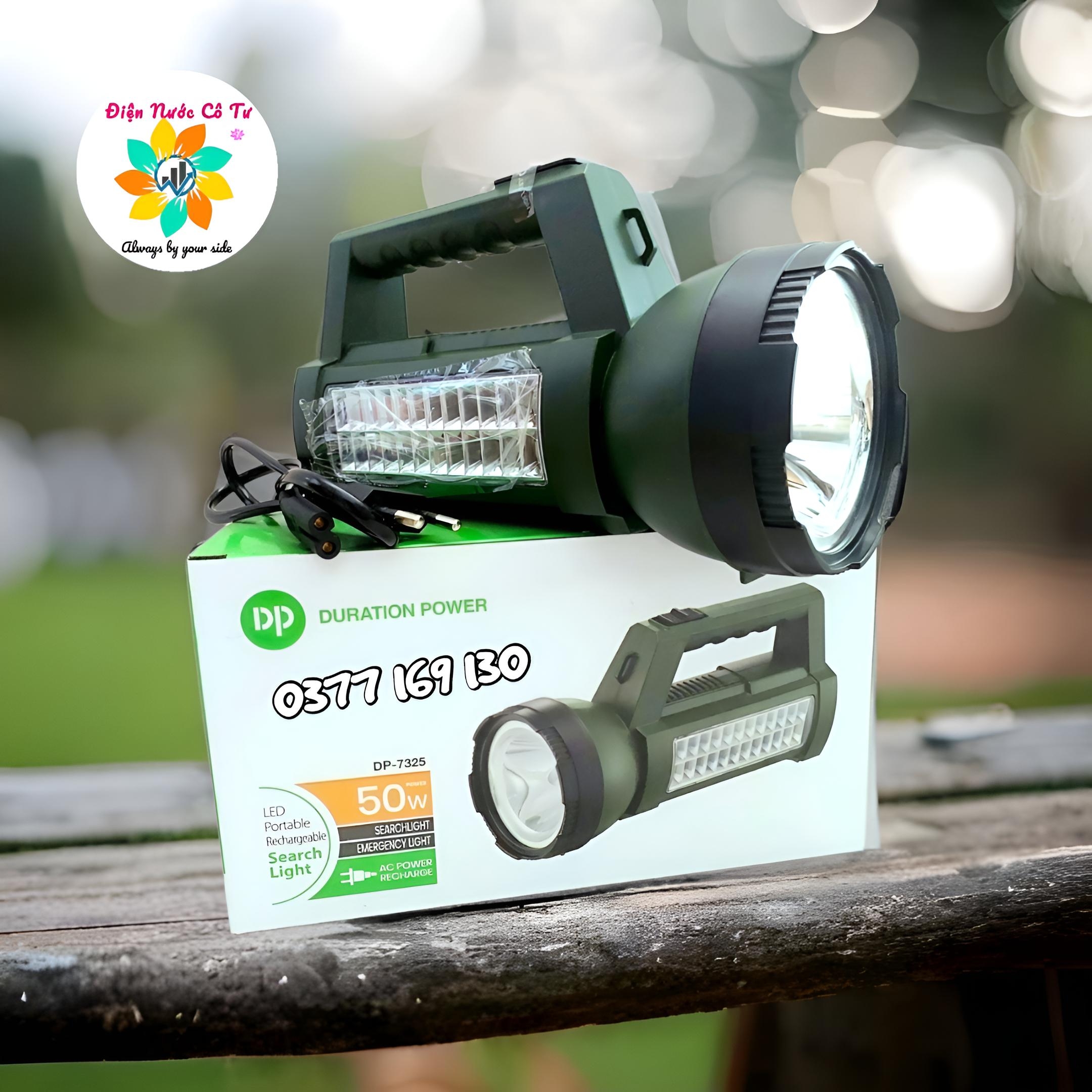 Đèn pin xách tay kèm đèn khẩn cấp dp - 7325