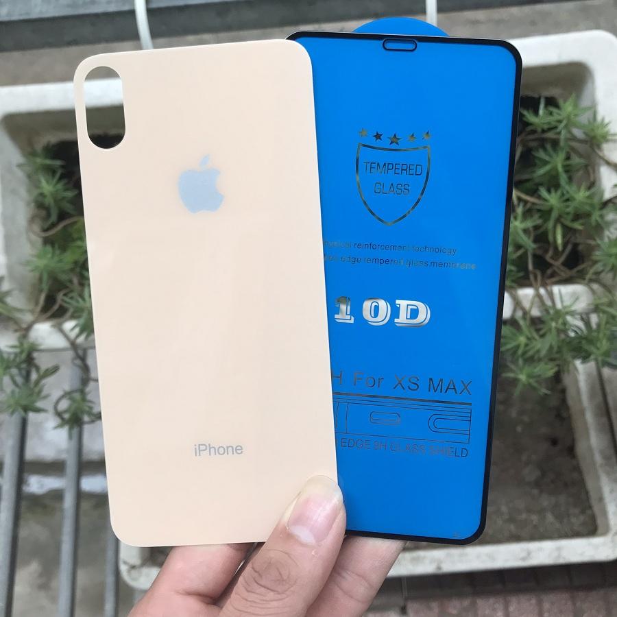 Combo Kính cường lực 10D mặt trước + cường lực sau IPHONE 6/6S/7/8/Plus/X/XS/XSMax/XR