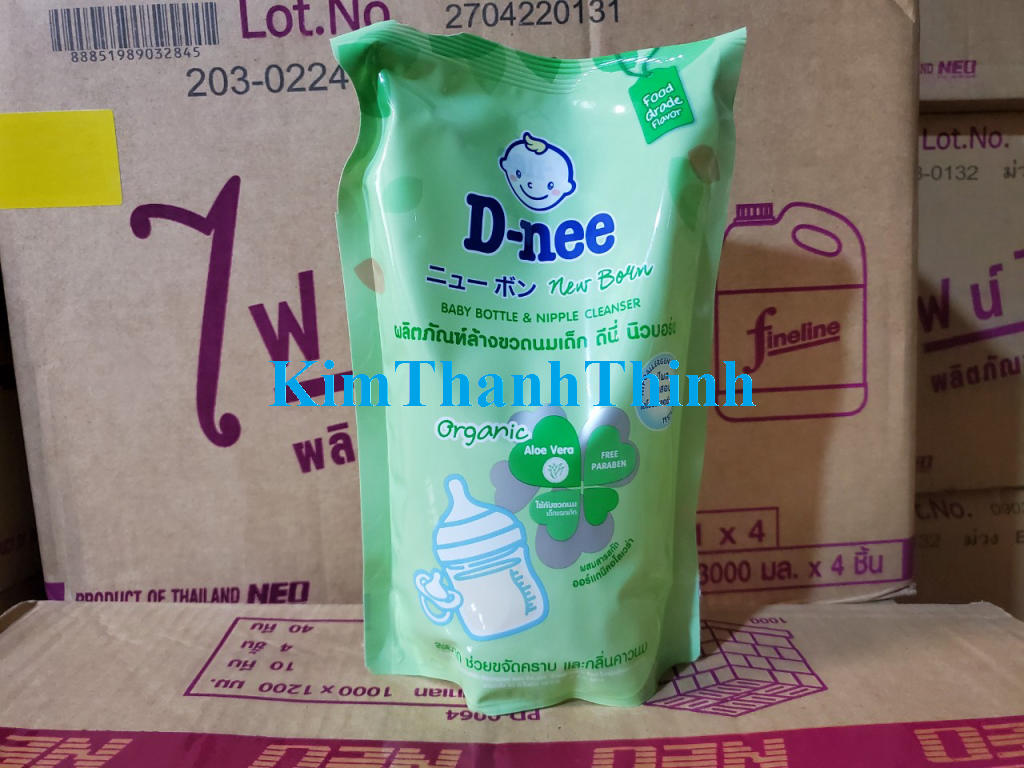 Nước rửa bình sữa túi 600 ml hữu cơ Thái Lan