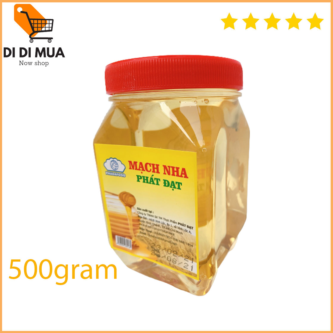 [HCM]Mạch nha Phát Đạt (vàng) 0.5kg sản phẩm chất lượng hảo hạng