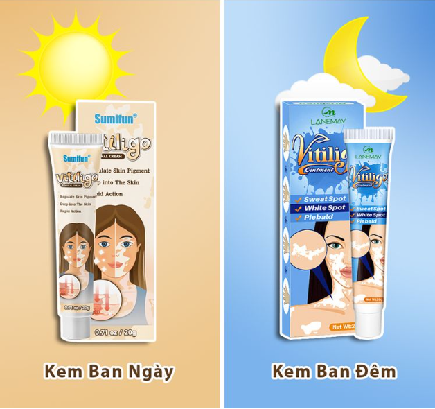 Kem lang ben thảo mộc vitiligo