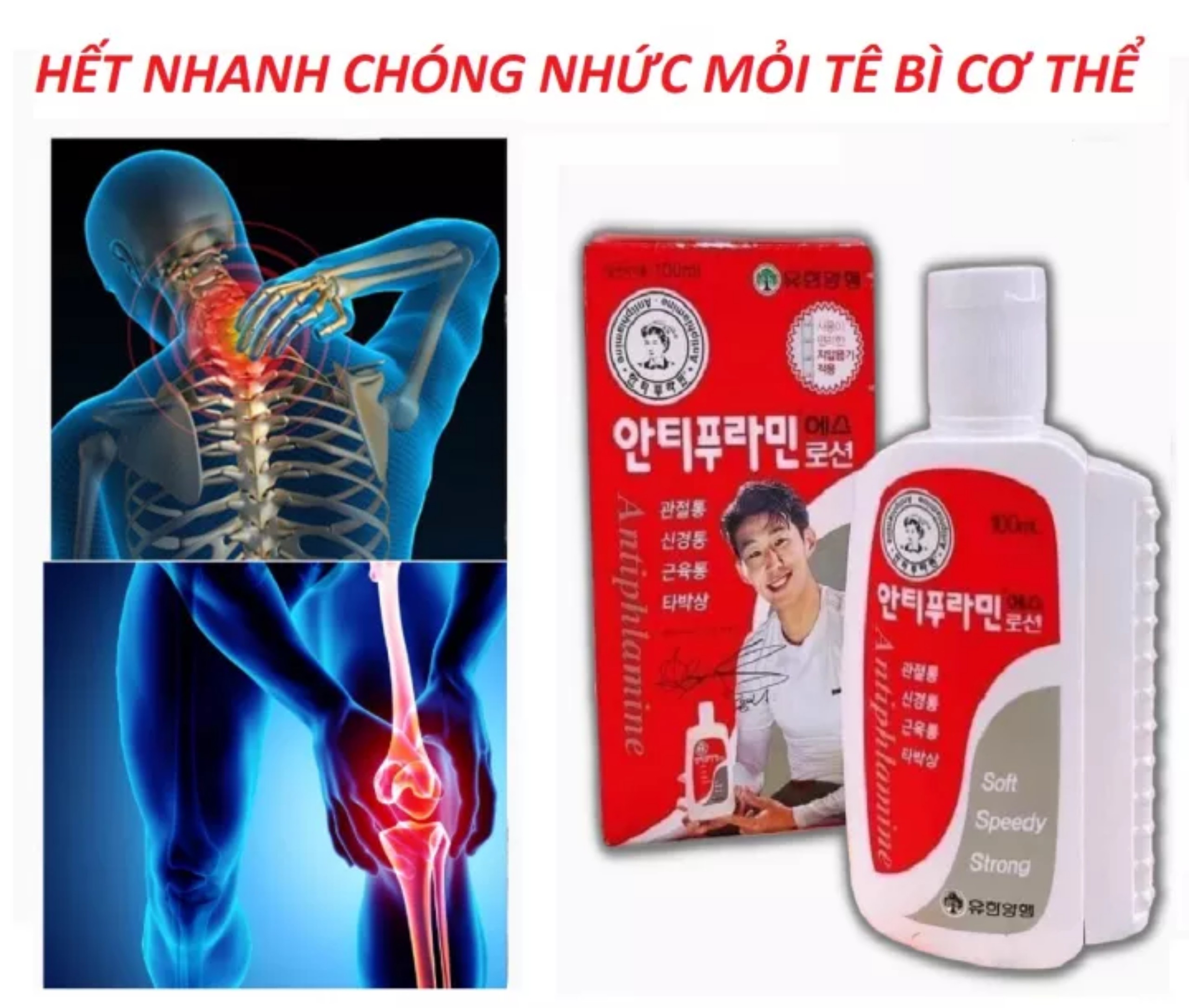 Dầu bôi hàn quốc đánh bay nhức mỏi tê bì xương khớp