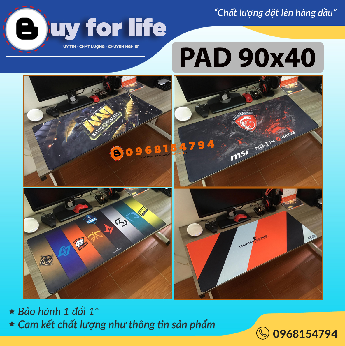 Lót Chuột Cỡ Lớn ( 90x40 ) - PAD Chuột BIGSIZE