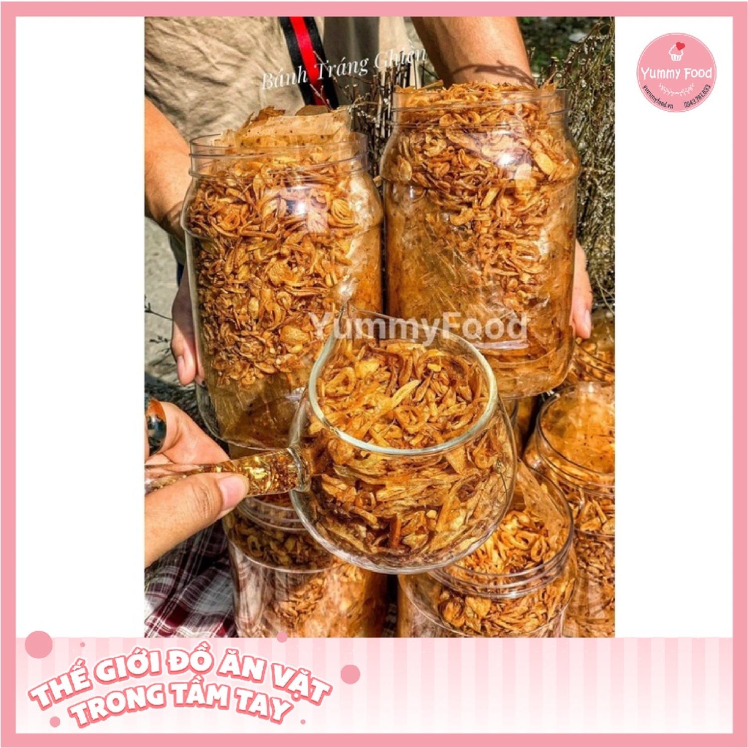 Bánh tráng hành phi ghiền - 350gr
