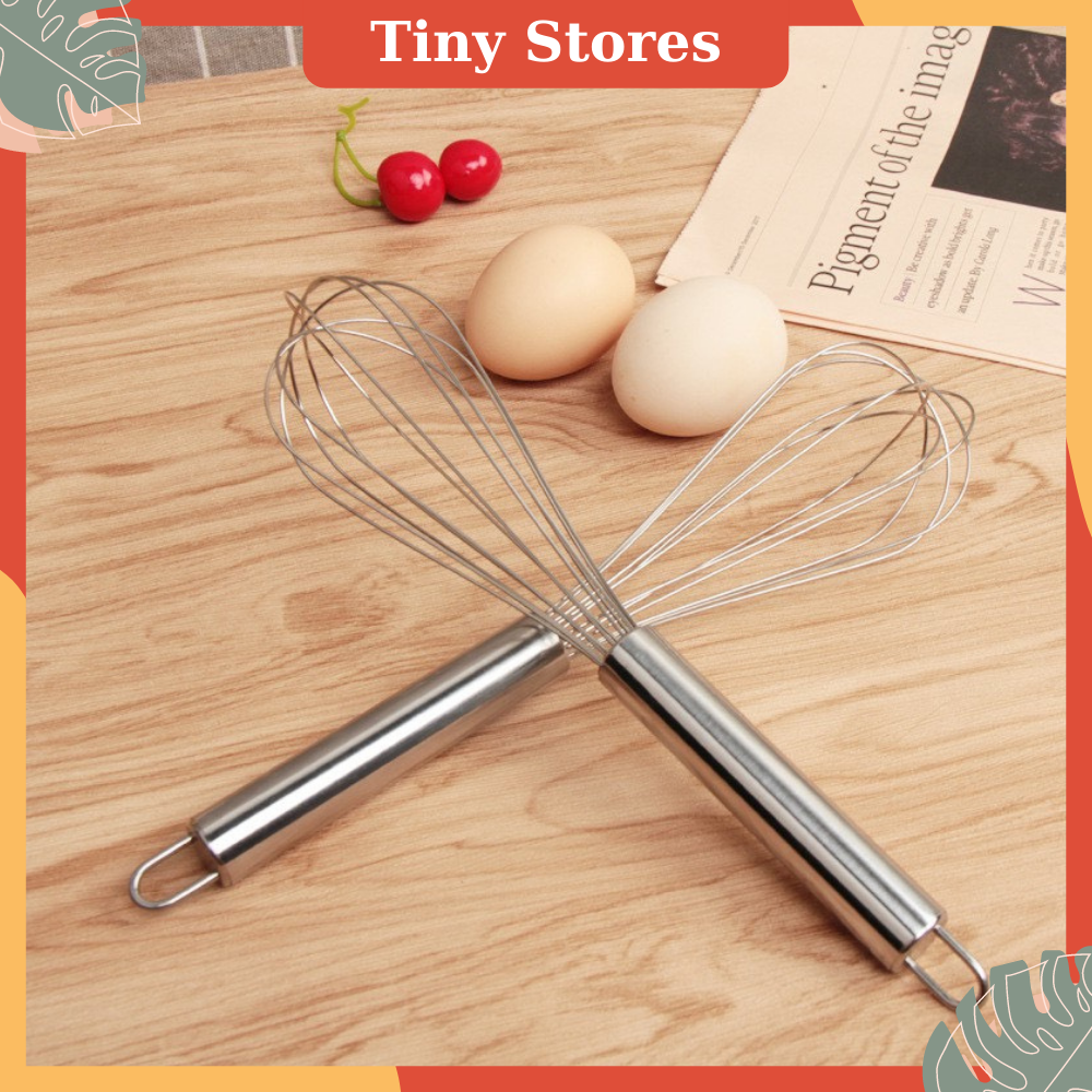 Phới lồng đánh trứng - Phới đánh trứng, dụng cụ đánh trứng trộn bột bằng inox cao cấp bền đẹp tiện dụng Tiny Stores