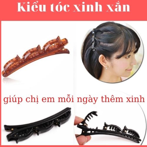 Kẹp tóc tạo kiểu thác nước cực kì dể thương