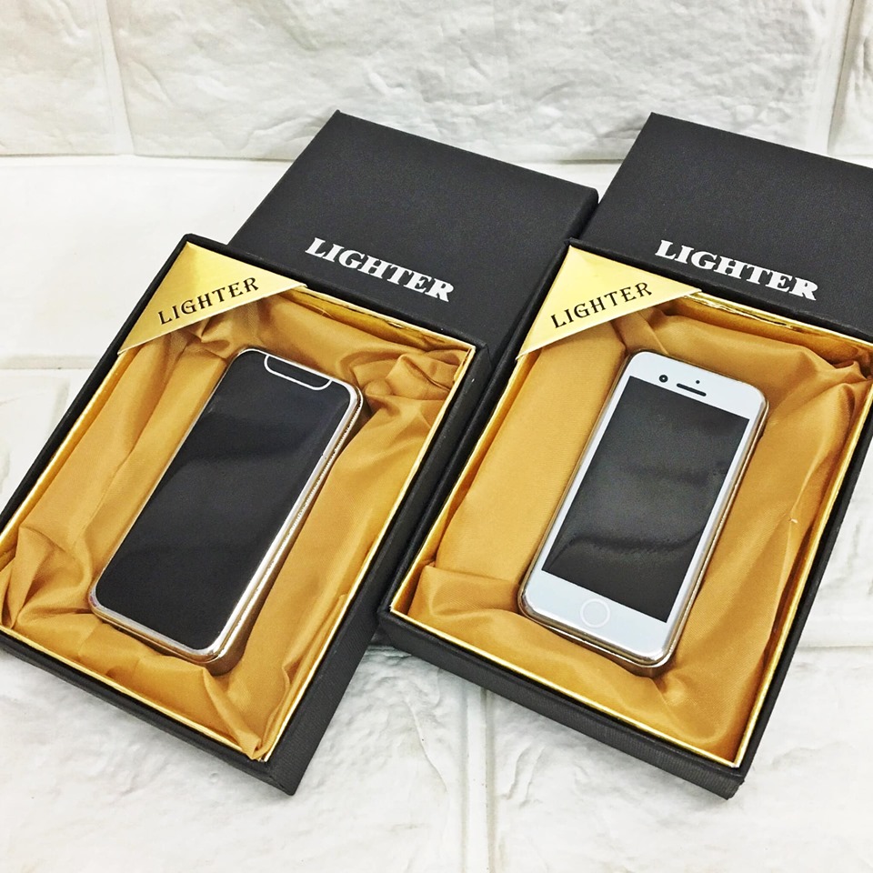 Hột quẹt bật lửa hình điện thoại iphon lửa khè xài gas cực độc