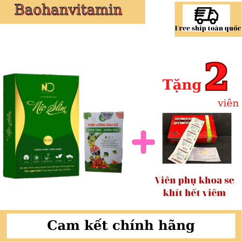 Gôm giảm mỡ bụng, giảm cân nhanh hiệu quả Nio slim chính hãng