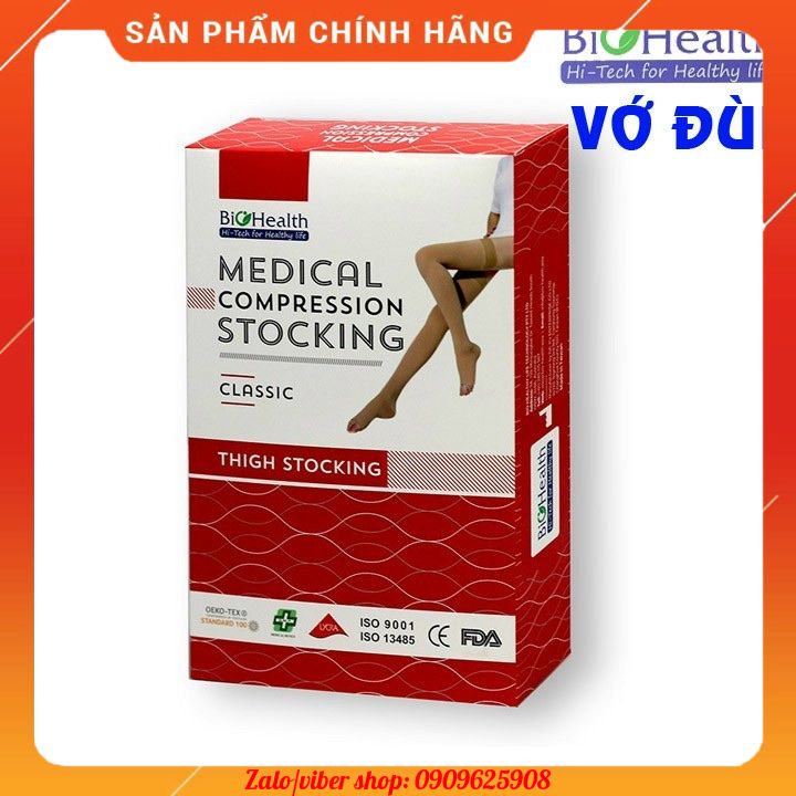 Vớ Đùi Y Khoa Biohealth Medical Compression Stocking chống giãn tĩnh mạch-  Xuất xứ:Australia