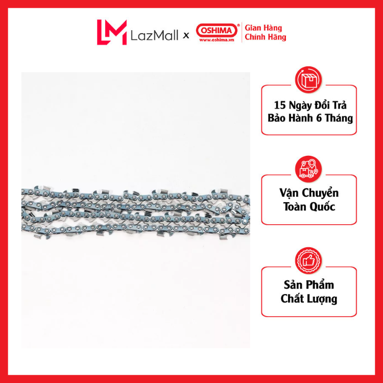 Lưỡi cưa xích Oshima 34 mắt - 20inch - 50cm dùng máy cưa xích chạy xăng