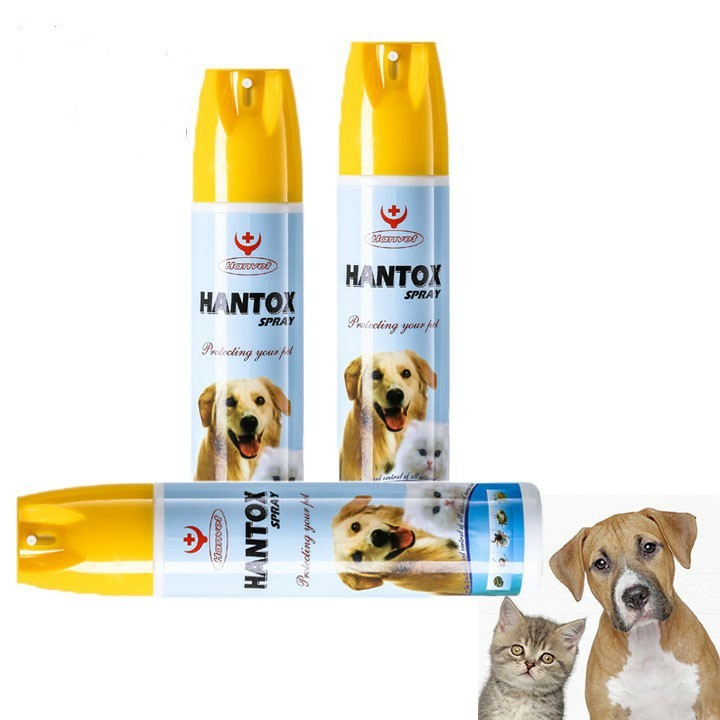 [HCM]Chai xịt ve rận Hantox 300ml cho chó mèo hoạt chất chiết xuất từ cây họ cúc và hoàn toàn an toàn cho vật nuôi