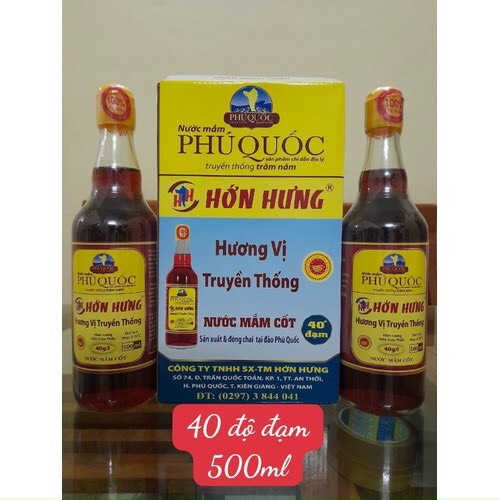 Chai 500ml Nước mắm phú quốc- Nước mắm nguyên chất-theo phương pháp truyền thống -nước mắm không tạp chất
