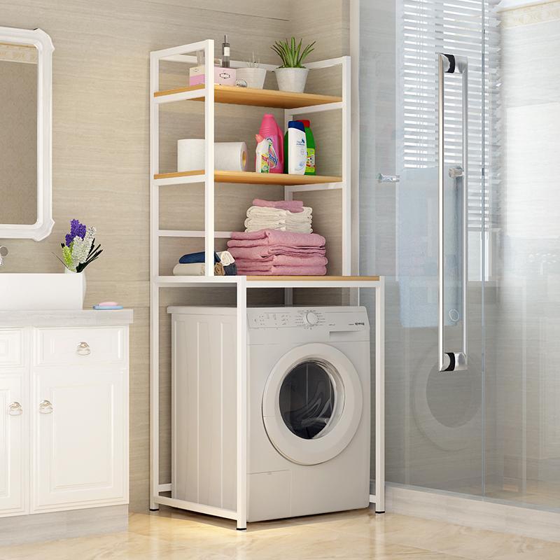 Kệ để máy giặt sơn tĩnh điện funa decor chân vững chắc, loại 2 tầng và 3 tầng thiết kế chắc chắn kmg01
