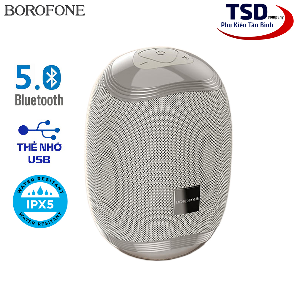 Loa Bluetooth Mini Borofone BR6 Chính Hãng Chống Nước, Có Dây Đeo