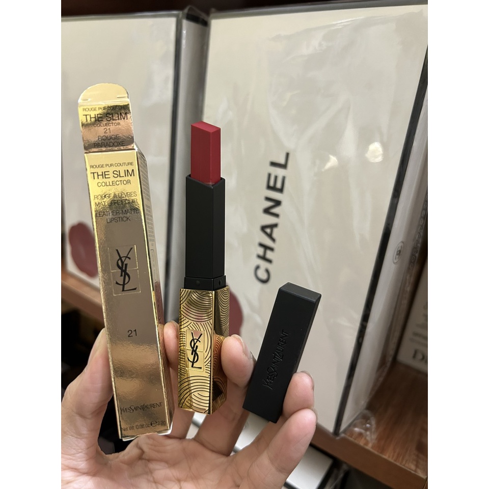 Son y.s.l the slim 21 rouge paradoxe đỏ tươi bản mới màu cực đẹp