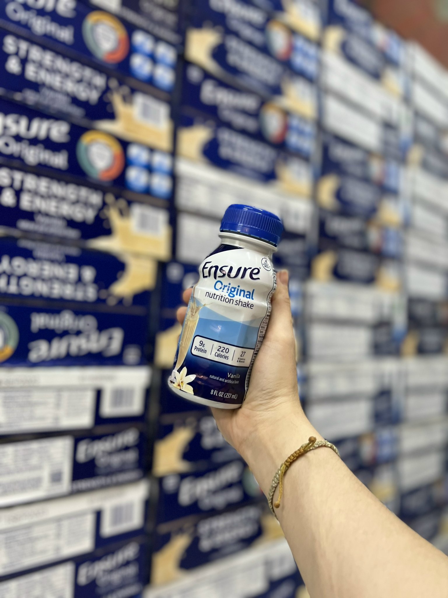 Sữa ensure nước nhập khẩu từ mỹ thùng 30 chai 237 ml