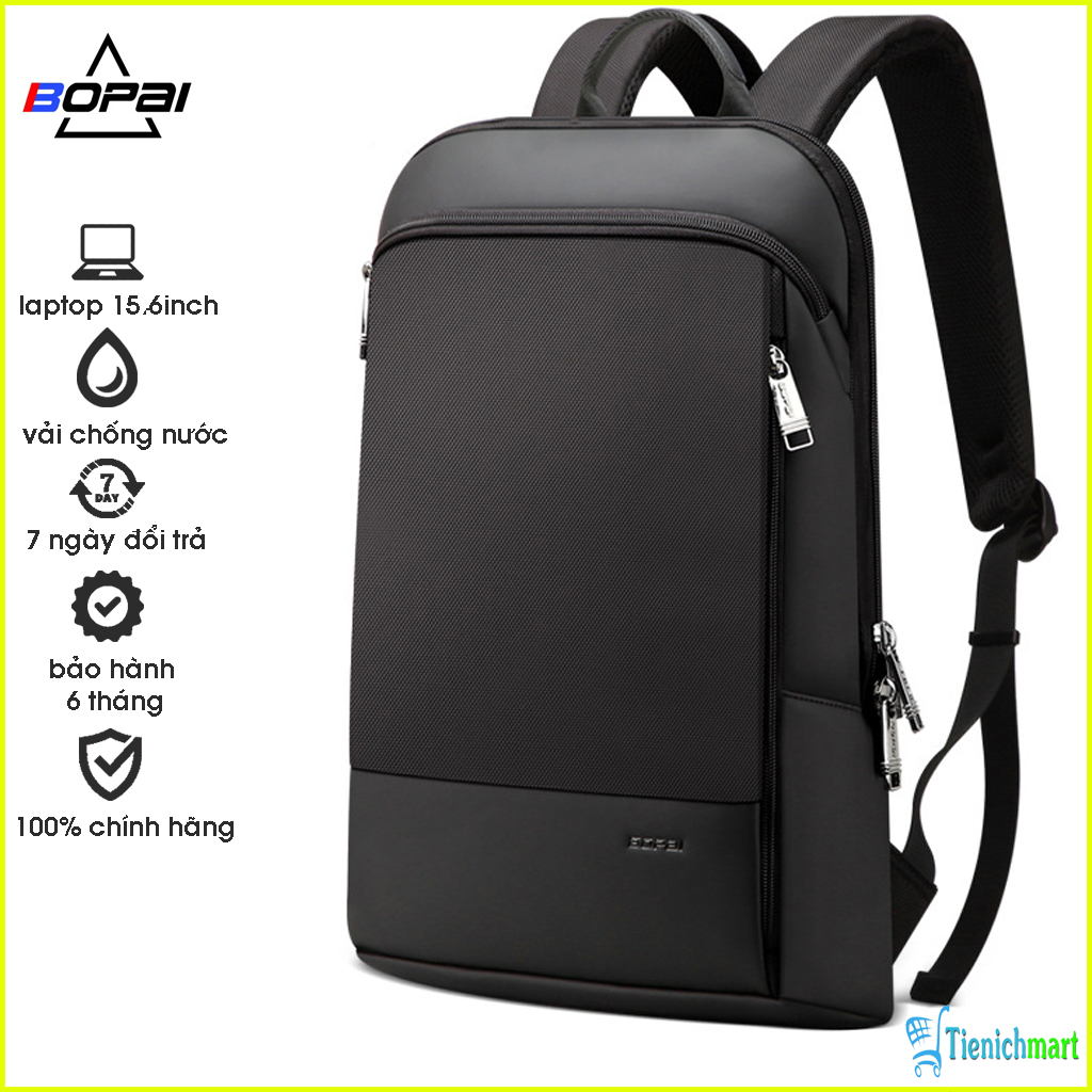 Balo cao cấp BOPAI 851- 023331- siêu mỏng, siêu nhẹ kiểu dáng Ultra Slim, đựng vừa laptop, macbook pro 16 inch, tiện dụng nhỏ gọn