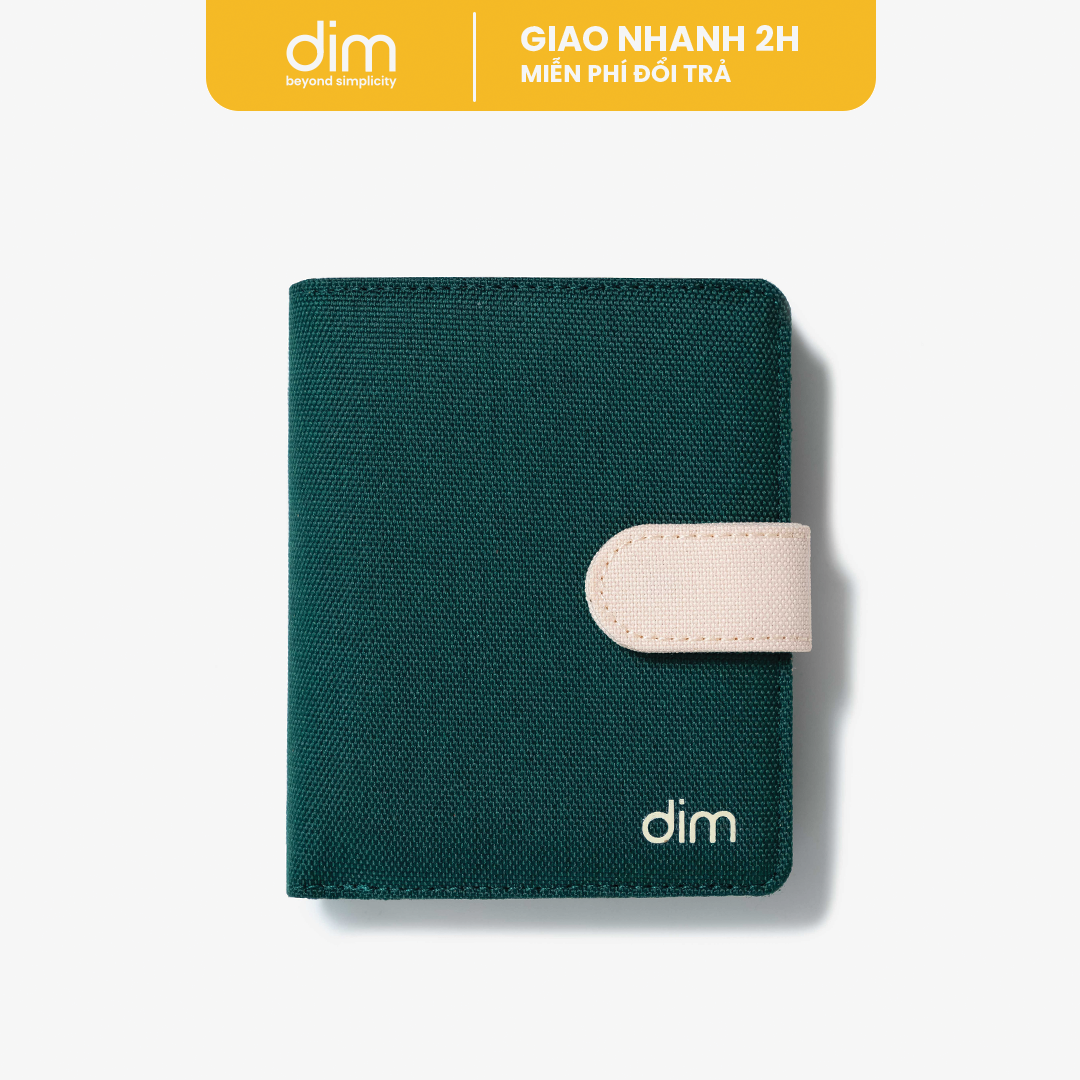 Ví vải unisex dim june wallet đứng - 5 màu