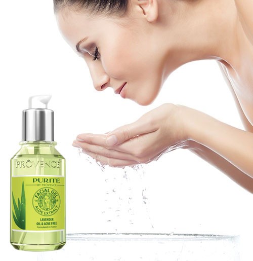Gel Rửa Mặt PURITÉ Hoa Oải Hương và Nha Đam Ngăn Ngừa Mụn 110g