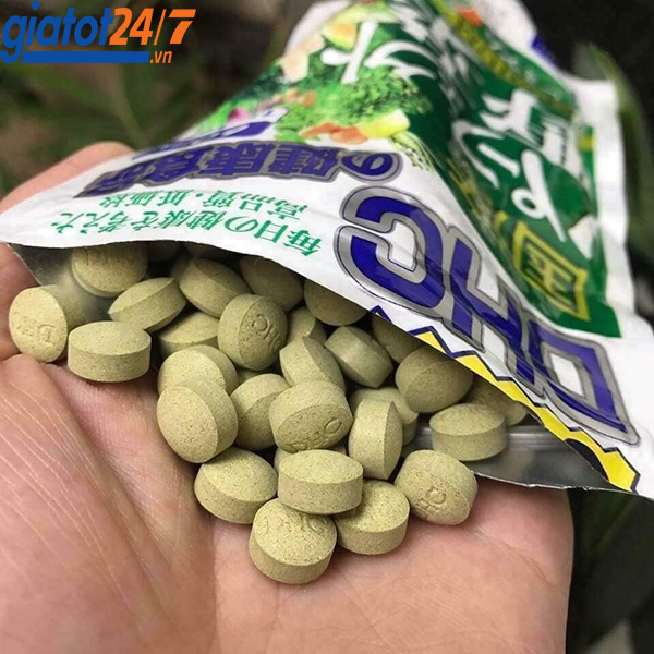 Viên uống bổ sung rau củ quả dhc 240 viên