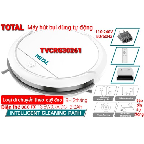 Máy hút bụi tự động dùng pin total tvcrg30261