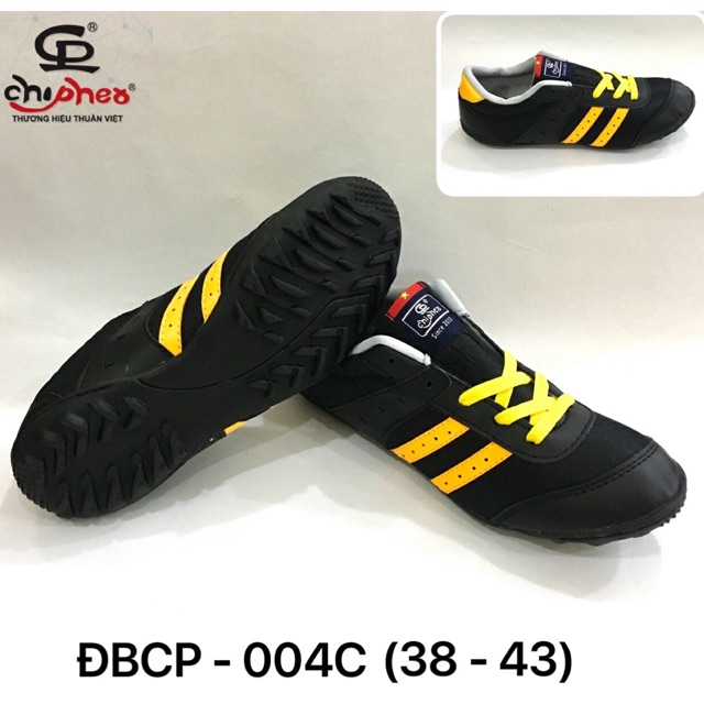 Giầy đá bóng Chí Phèo 004C mẫu mới khâu toàn bộ đế form nhỏ