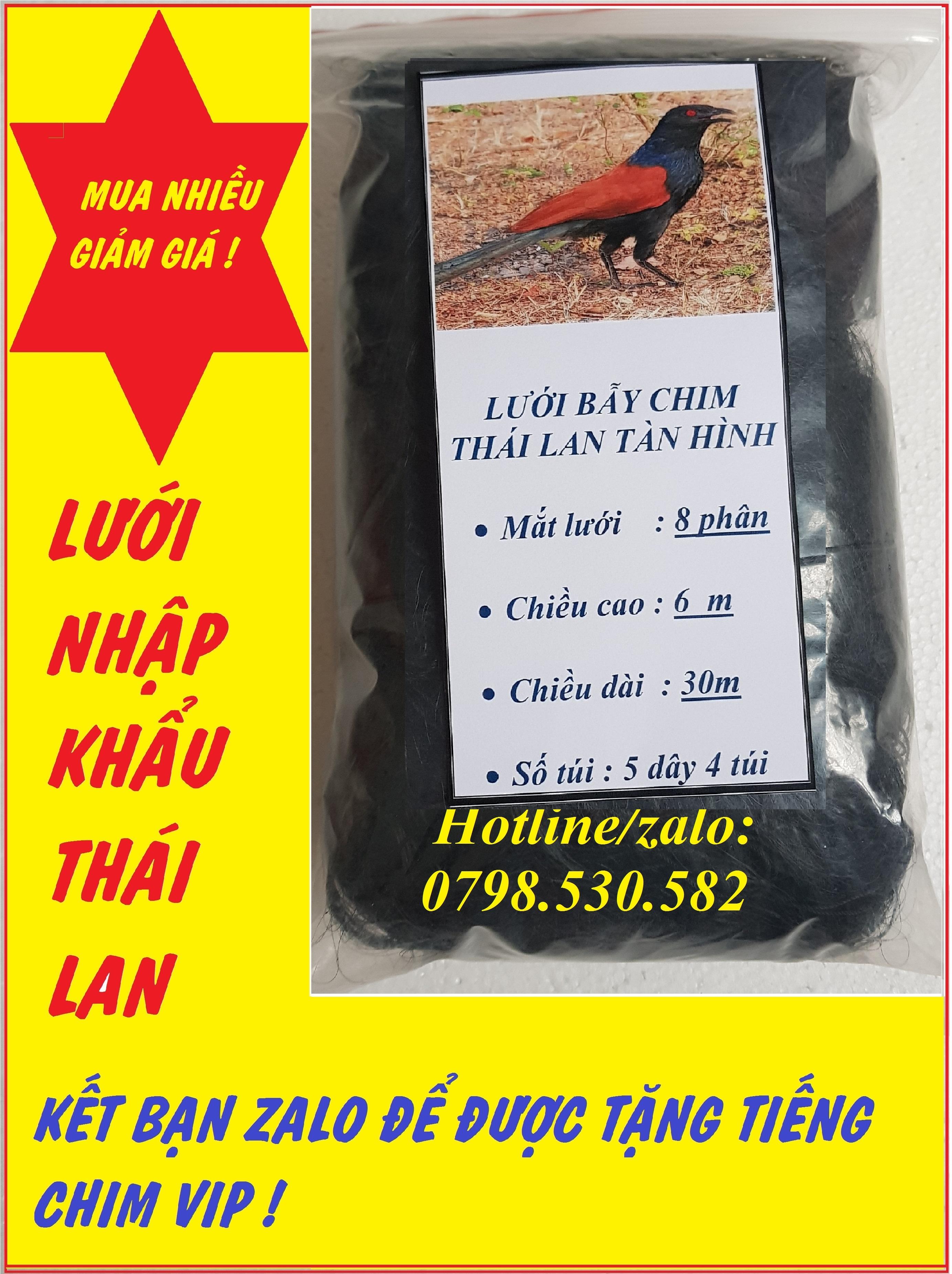lưới tàn hình 8 phân 30m Bẫy cu cò.két .rẽ.giun .sợi lưới 0.15mm mắt lưới 8 phân chiều cao 6m số túi 5 dây 4 túi