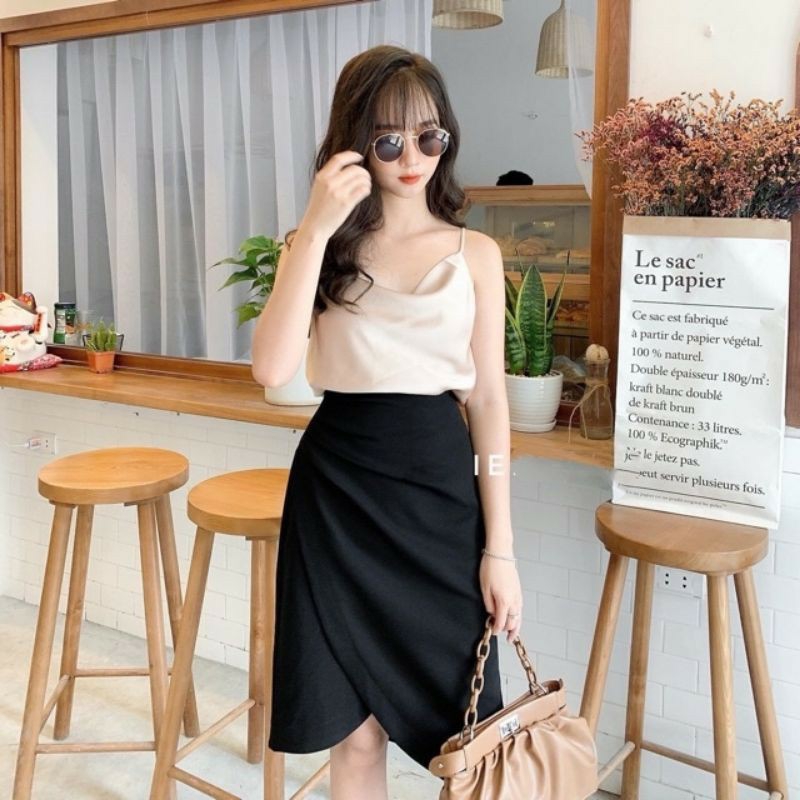 (BIG SIZE) chân váy nhún dài đẹp C091