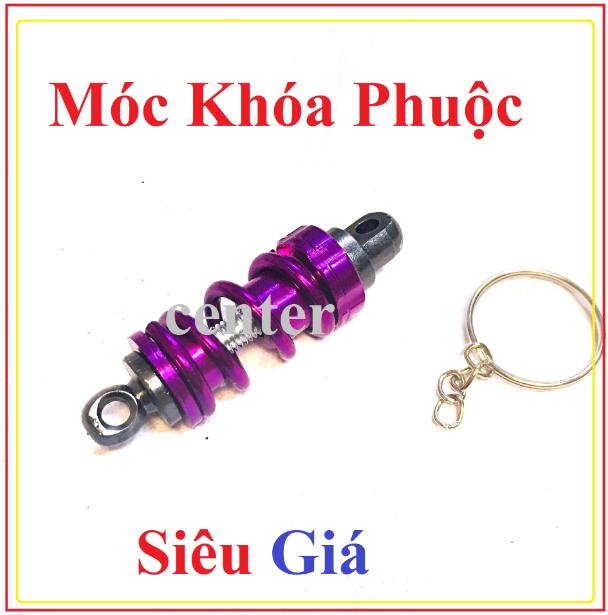 Móc khóa phuộc màu tím
