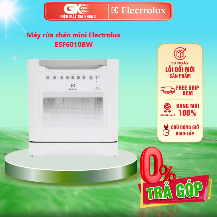 Máy rửa chén electrolux esf6010bw - giao toàn quốc