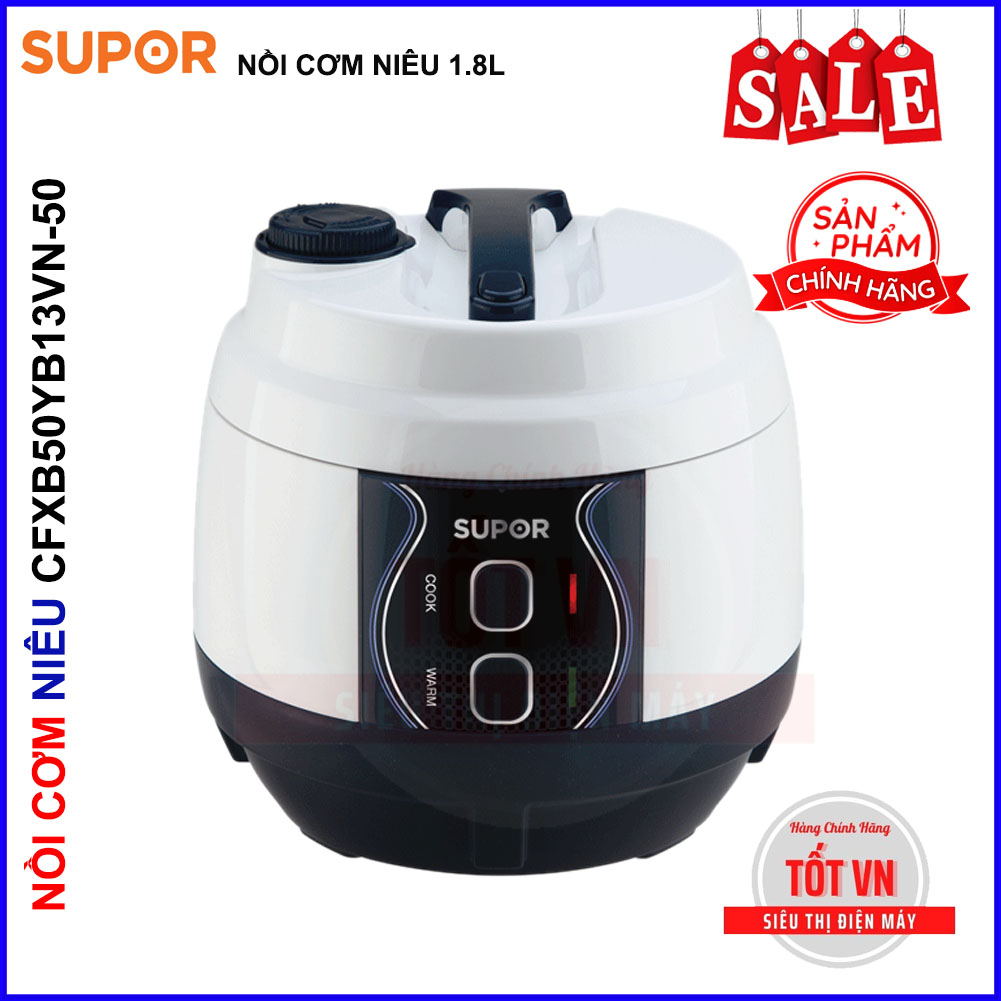 Nồi Cơm Điện Niêu Supor 1L8, Nồi Cơm Siêu Bền, Nấu Cơm Dẻo Ngon, Điện Máy Tốt VN