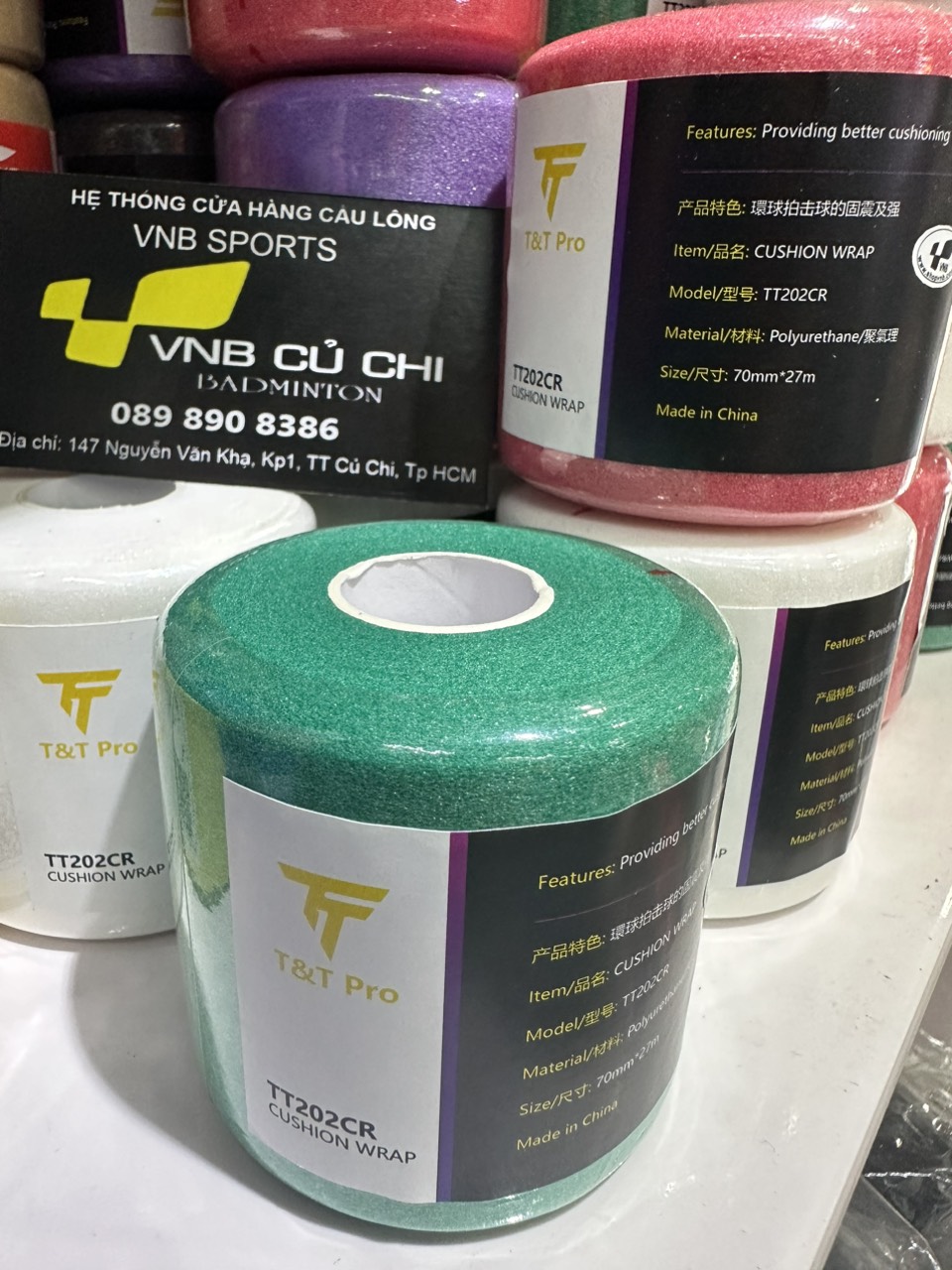 Quấn lót cán vợt cầu lông T&T