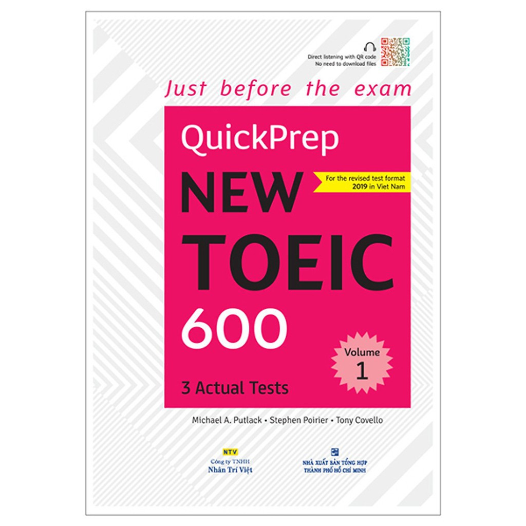 NS Minh Tâm - Sách - Quickprep New Toeic 600 Volume 1 (Kèm 1 Đĩa Mp3)