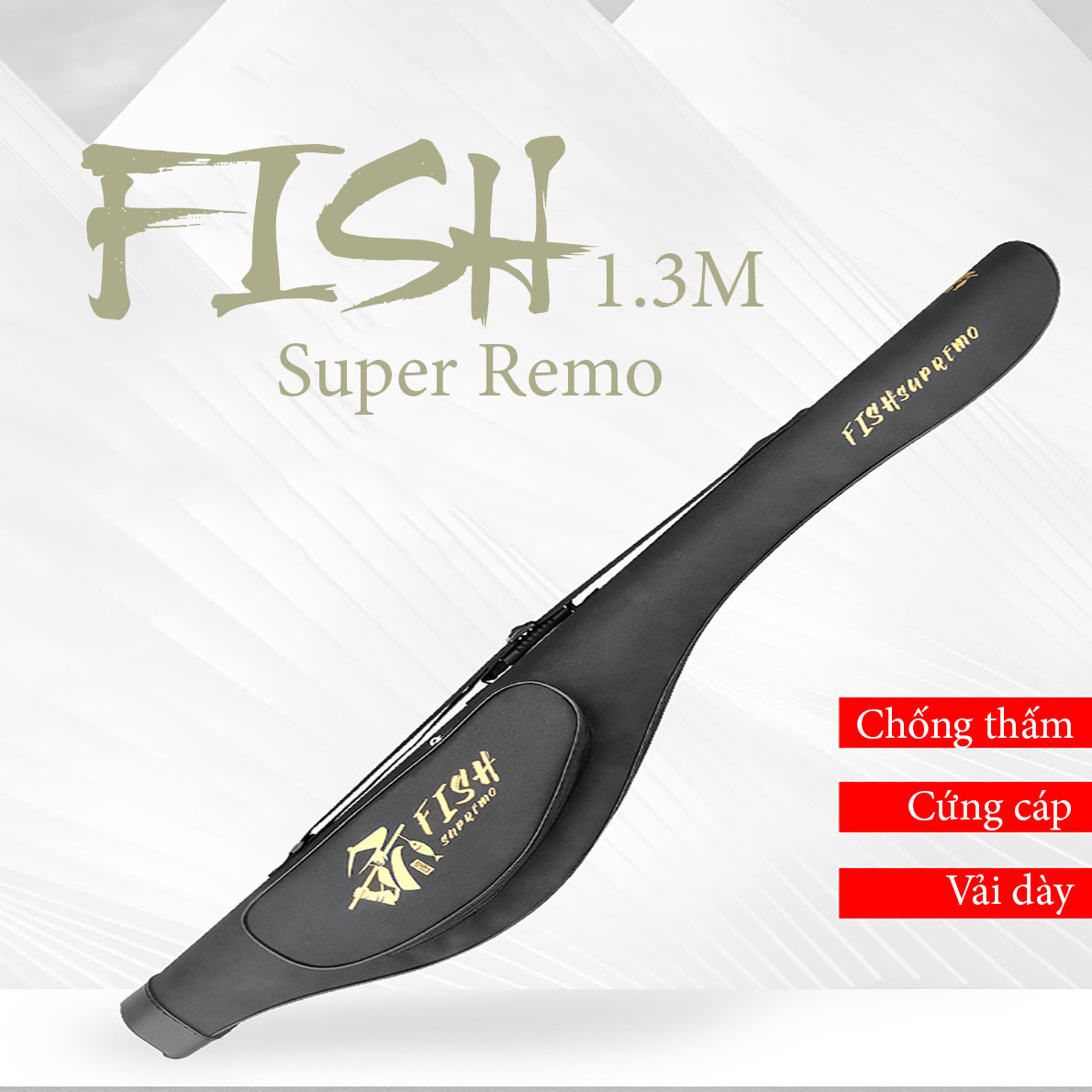 Bao đựng - Bao đựng cần câu cứng, túi đựng cần câu máy cần câu lure cần câu tay cao cấp PK-10