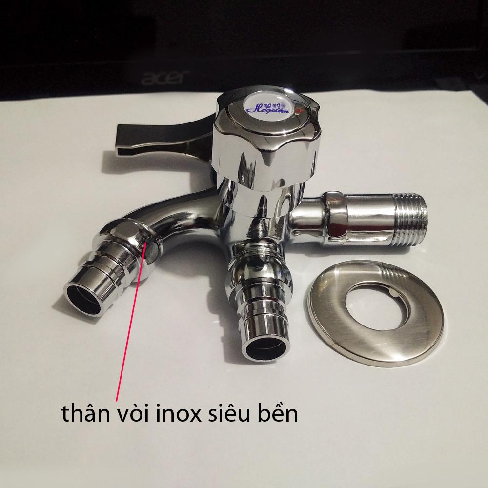 Vòi Xả nước đa năng 2 đầu Heguan