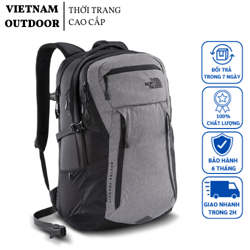 Balo du lịch Balo nam The North Face Router Transit chống nước nhẹ có ngăn chống sốc để vừa laptop 15-16 inch