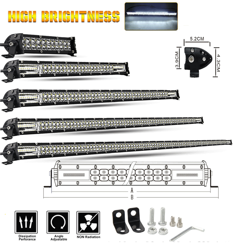 Thanh đèn led siêu mỏng 12d 8 "20" 32 "60w 180w 300w