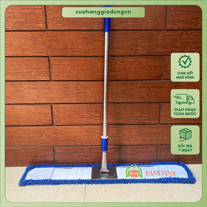 Cây lau nhà công nghiệp 90cm inox