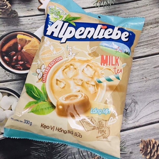 Kẹo Alpenliebe Hồng Trà Sữa, Gói 330g