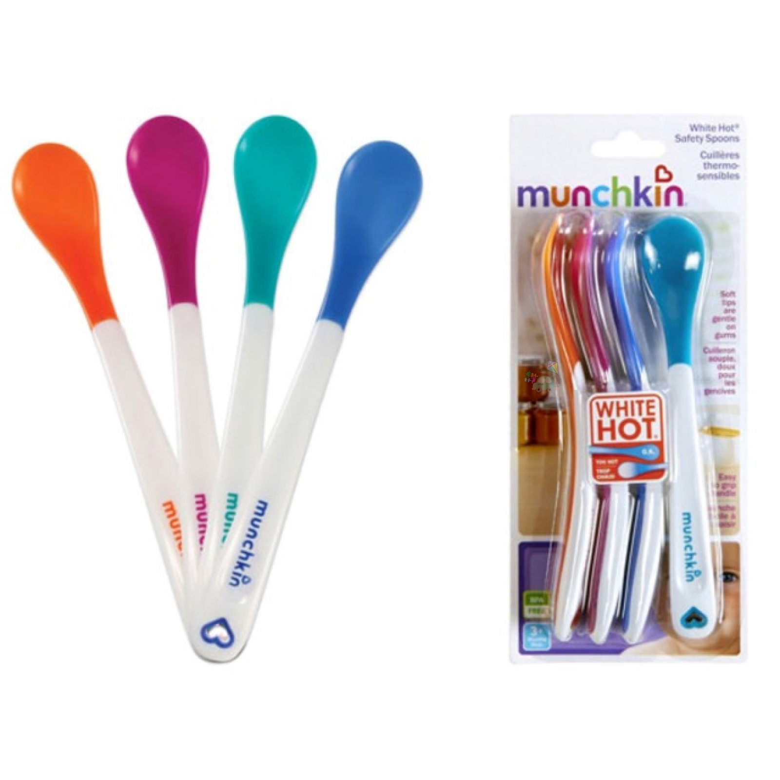 Thìa/ Muỗng báo nóng Munchkin cho bé