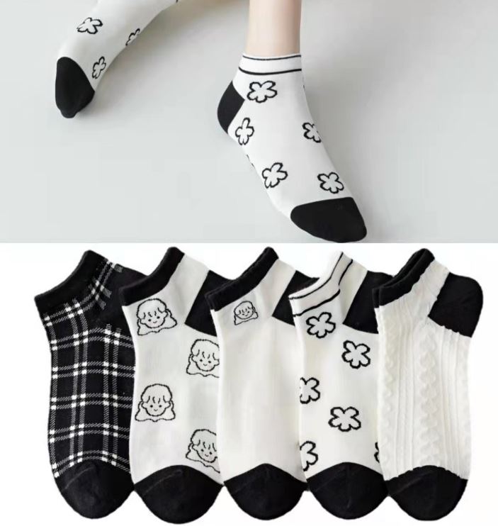 Set 10 đôi tất vớ nữ cổ bèo black siêu hot