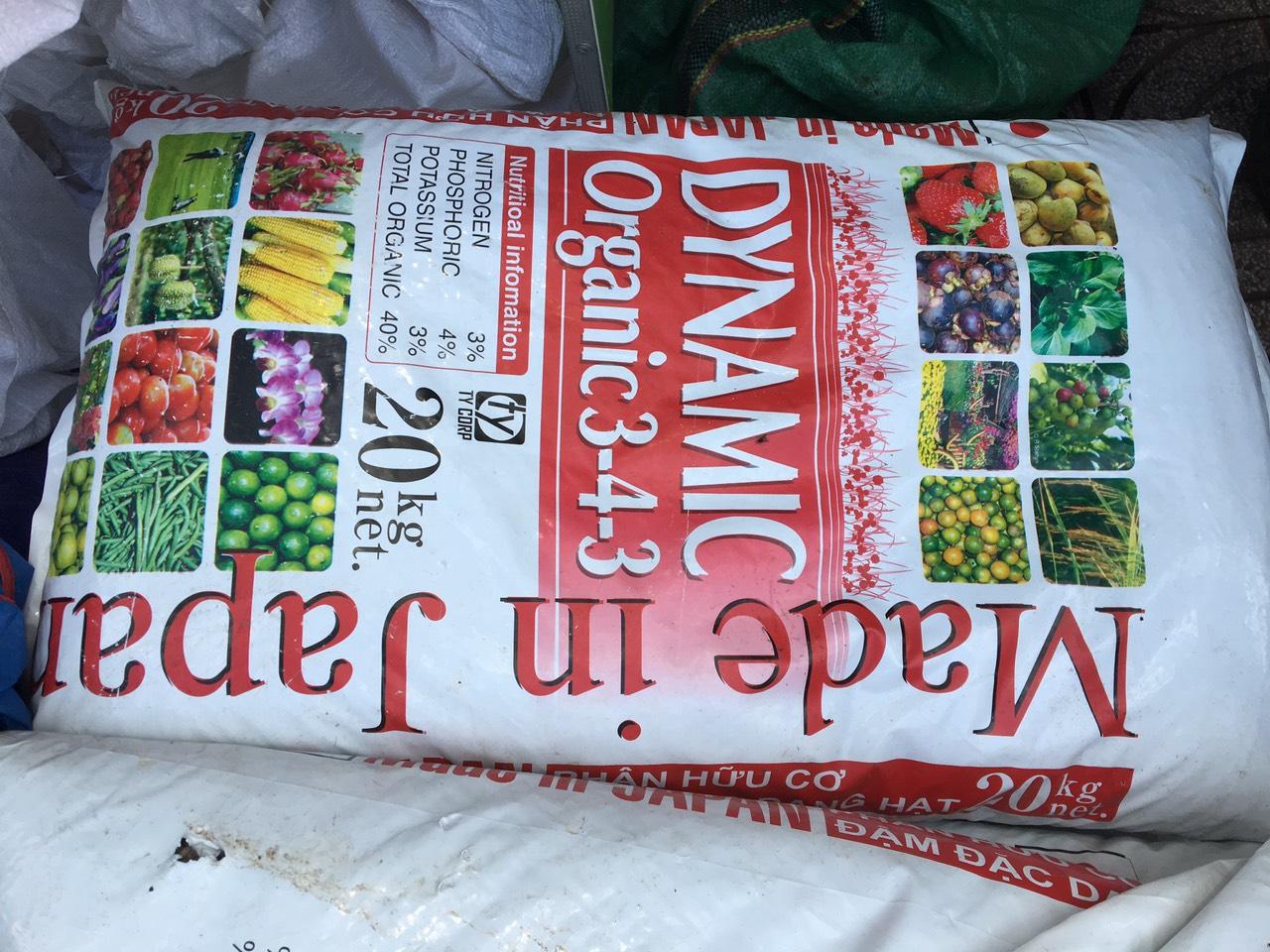 Túi 2 kg phân gà dynamic organic 3-4-3 hàng chiết lẻ từ bao 20kg