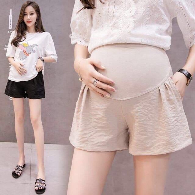 Quần bầu sooc đũi siêu mịn mát
