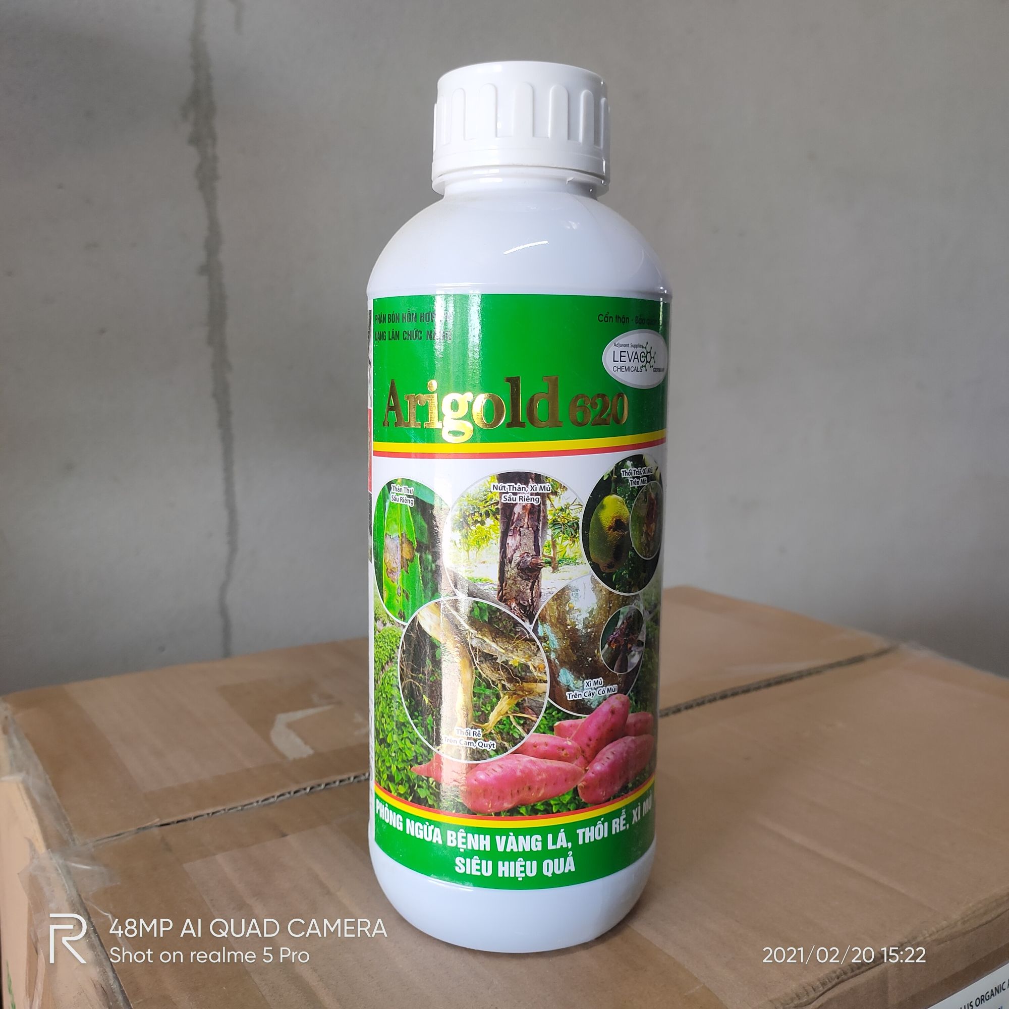 Thuốc trừ bệnh hỗn hợp pk - arigold 620 - phòng ngừa bệnh vàng lá , thối rễ , xì mủ, siêu hiệu quả