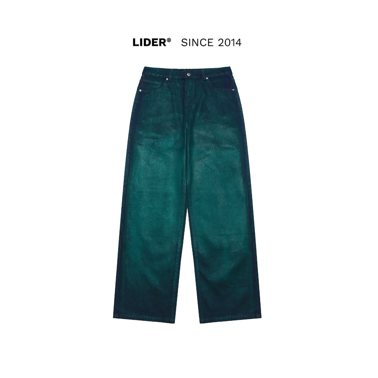 Quần jeans washed xanh lá lider mountain dew washed jeans
